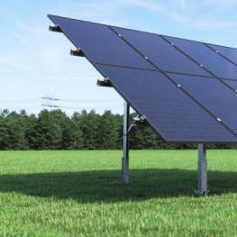 Magic PV Field with ramming pile